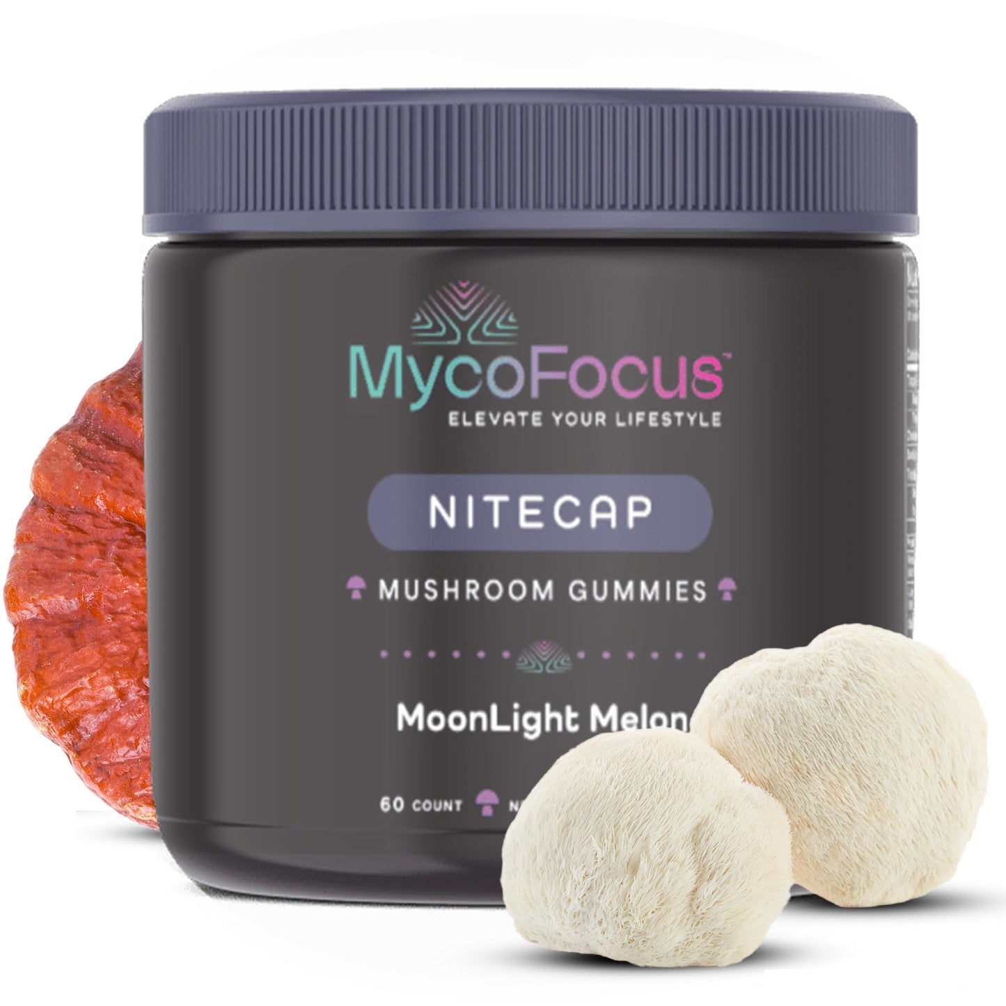 MycoFocus Sleep Mushroom Gummies, 60 Gummies