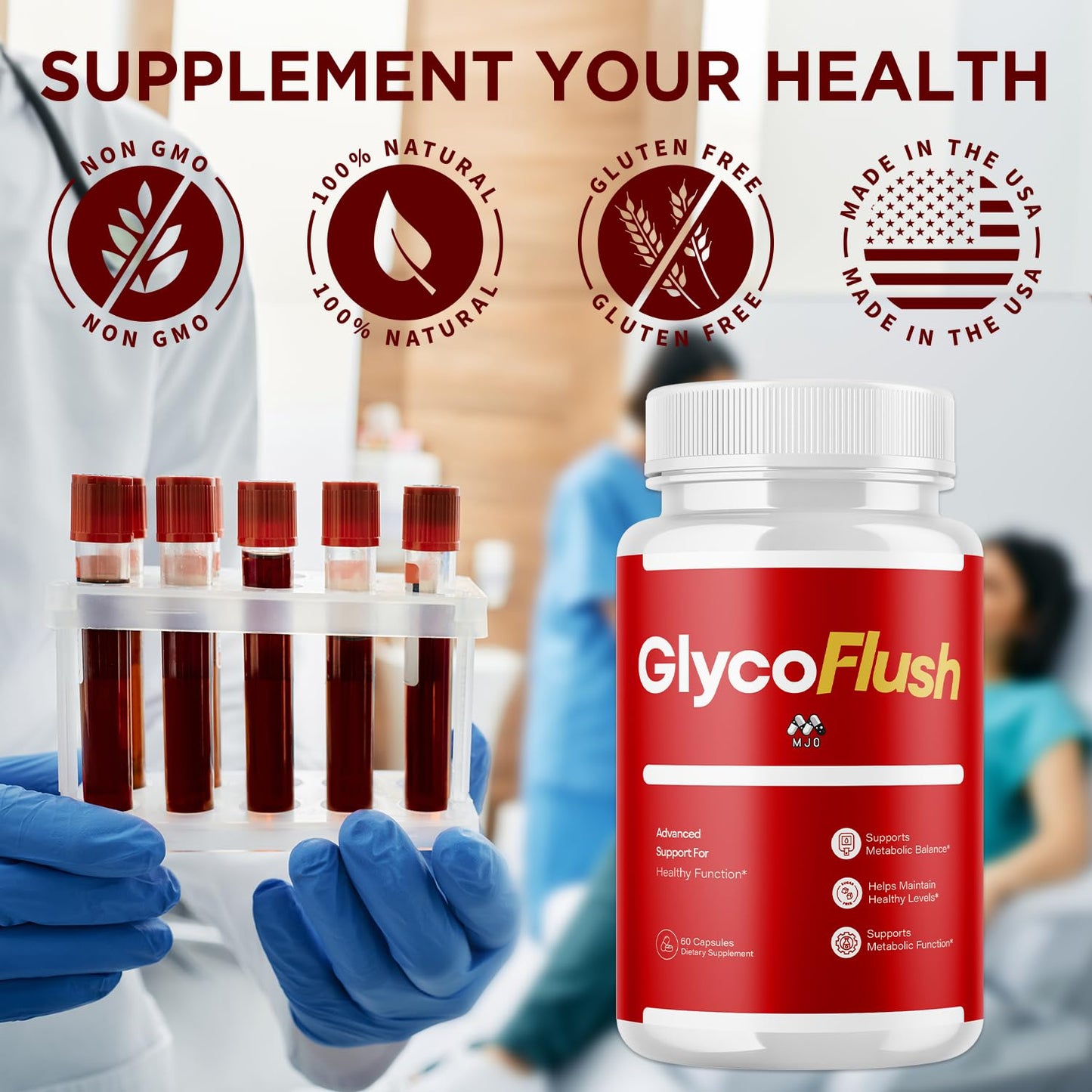 MJO GlycoFlush Capsules, 120 Capsules