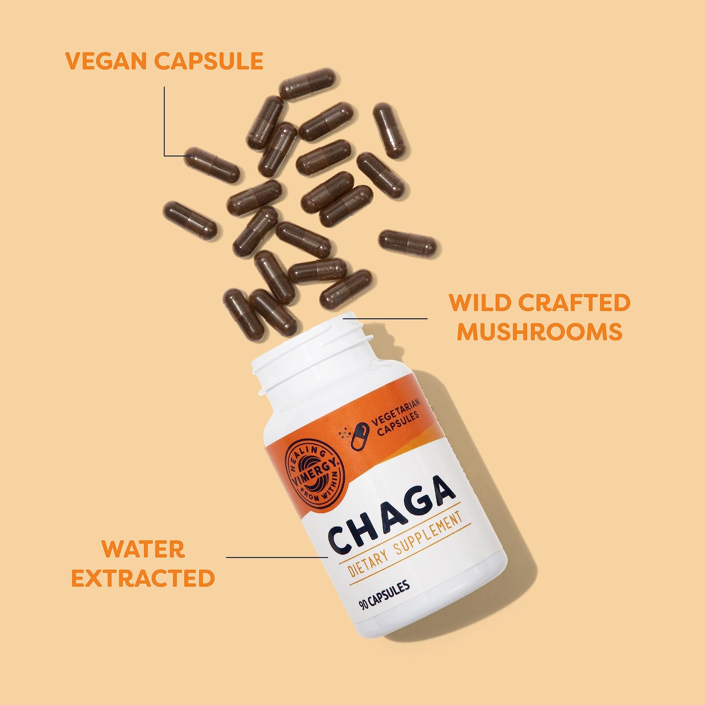 Vimergy Chaga Capsules 90 Count