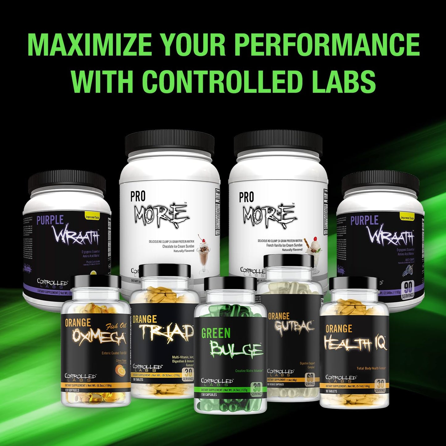 Controlled Labs Green Bulge Capsule, 150 Count