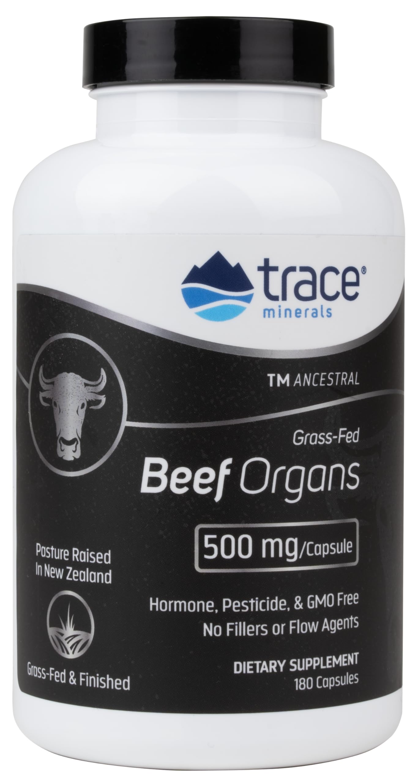 Trace Minerals Beef Organ Complex Capsules, 180 Count