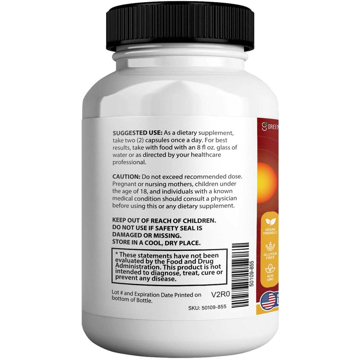 GREENVIFY Nervogen Pro Max Nerve Health Support Supplement with B Vitamins 120 Capsules
