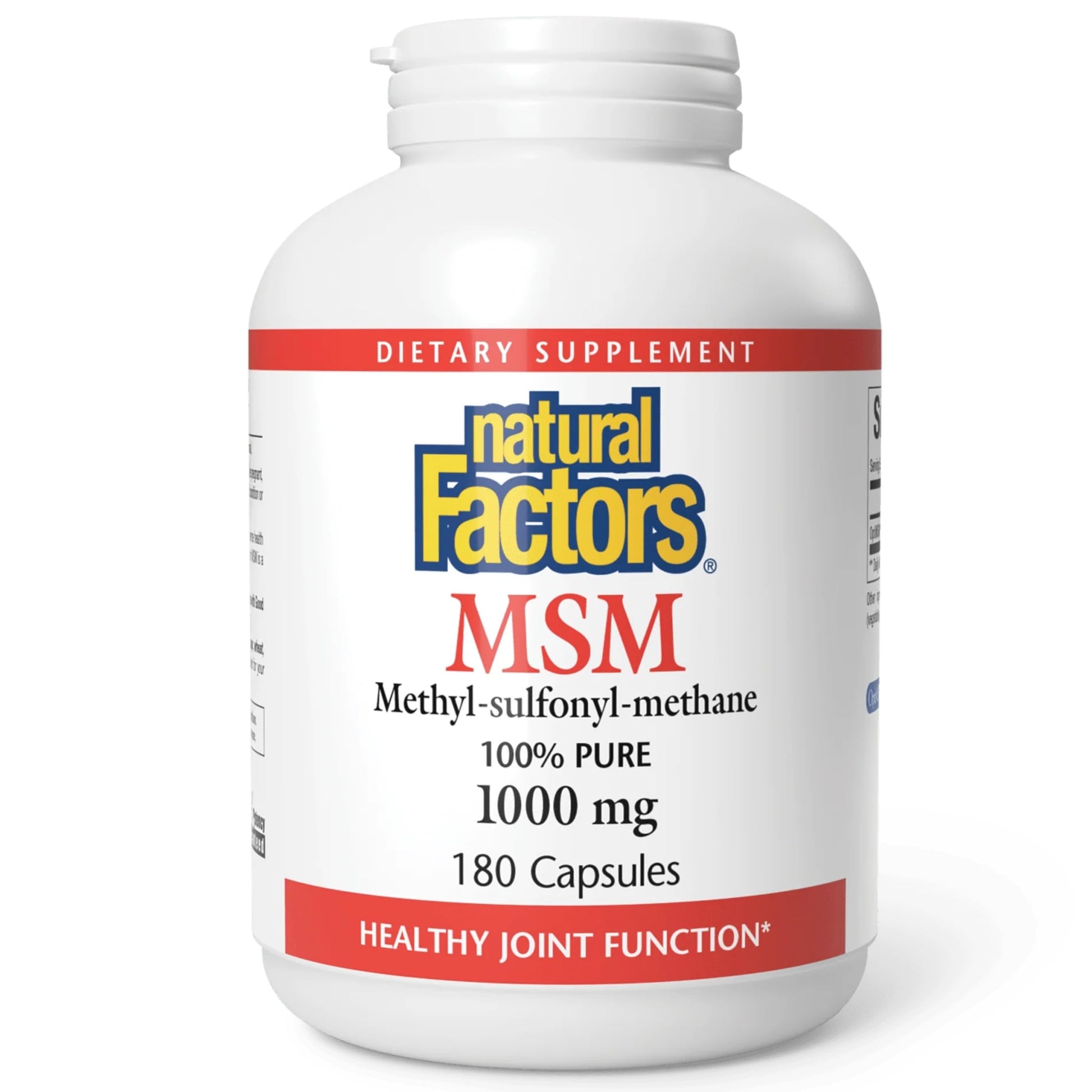 Natural Factors MSM Capsule, 180 Count