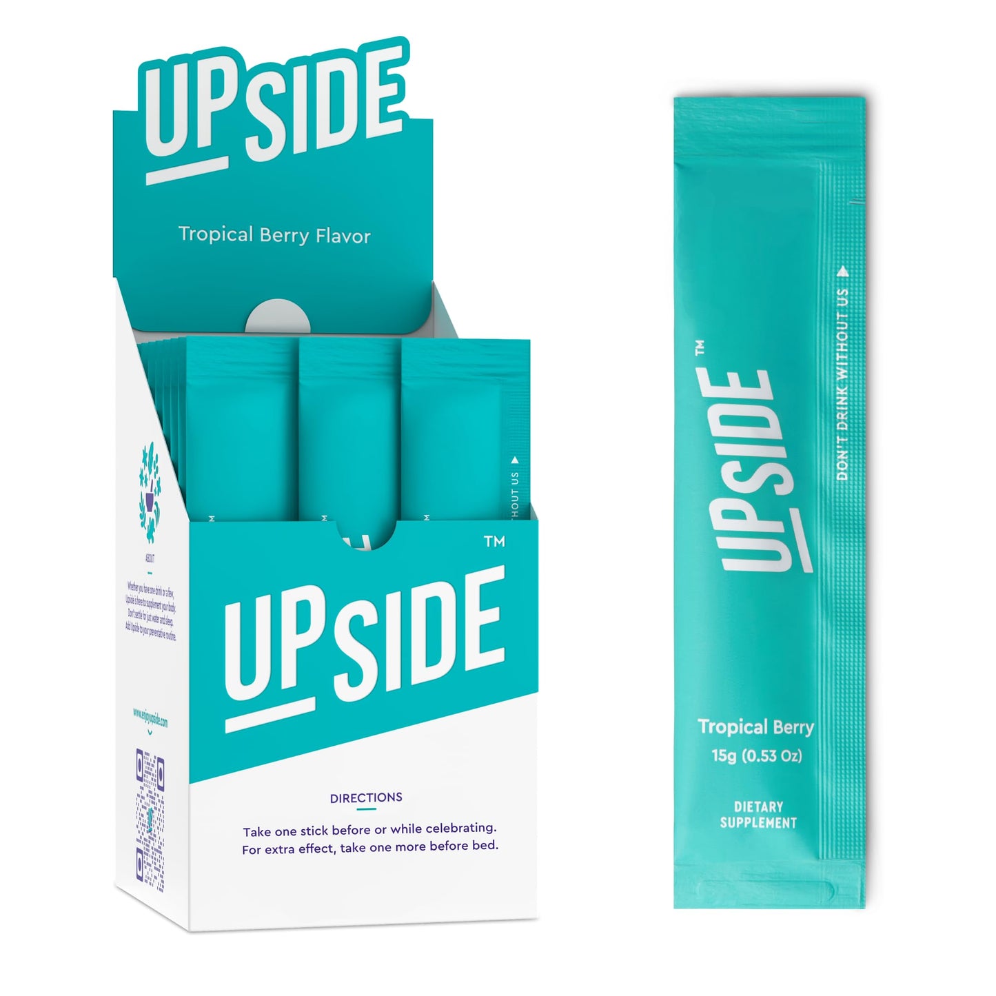 UPSIDE Pre-Celebration Vitamin Jelly Sticks Gummy 10 Count