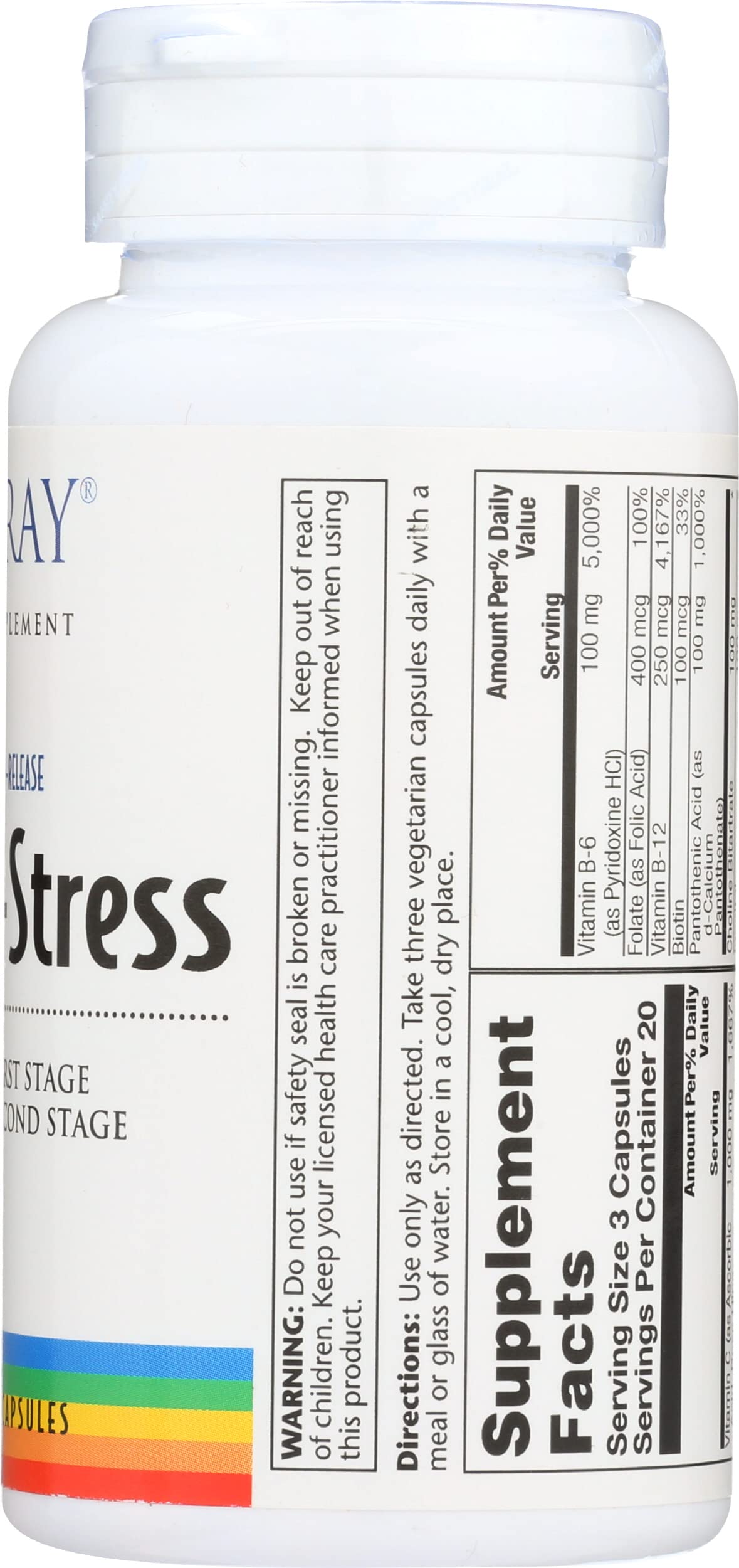 SOLARAY Mega B Stress Two Stage 60 VegCaps