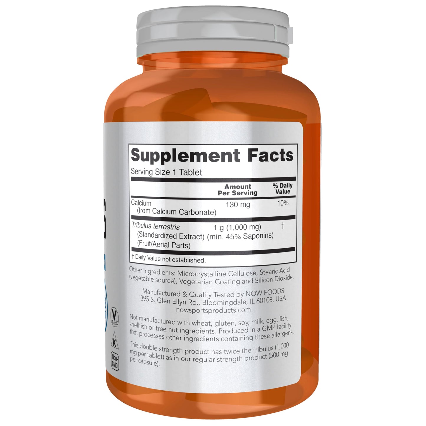NOW Foods Tribulus 1000mg 45% Tablets 360 Count