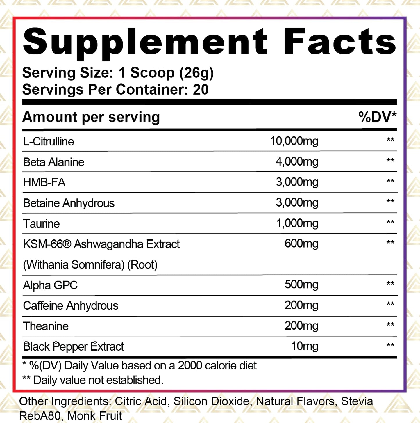 Adonis Complex PRE High-Performance Pre-Workout Fruit Punch Powder 18.34