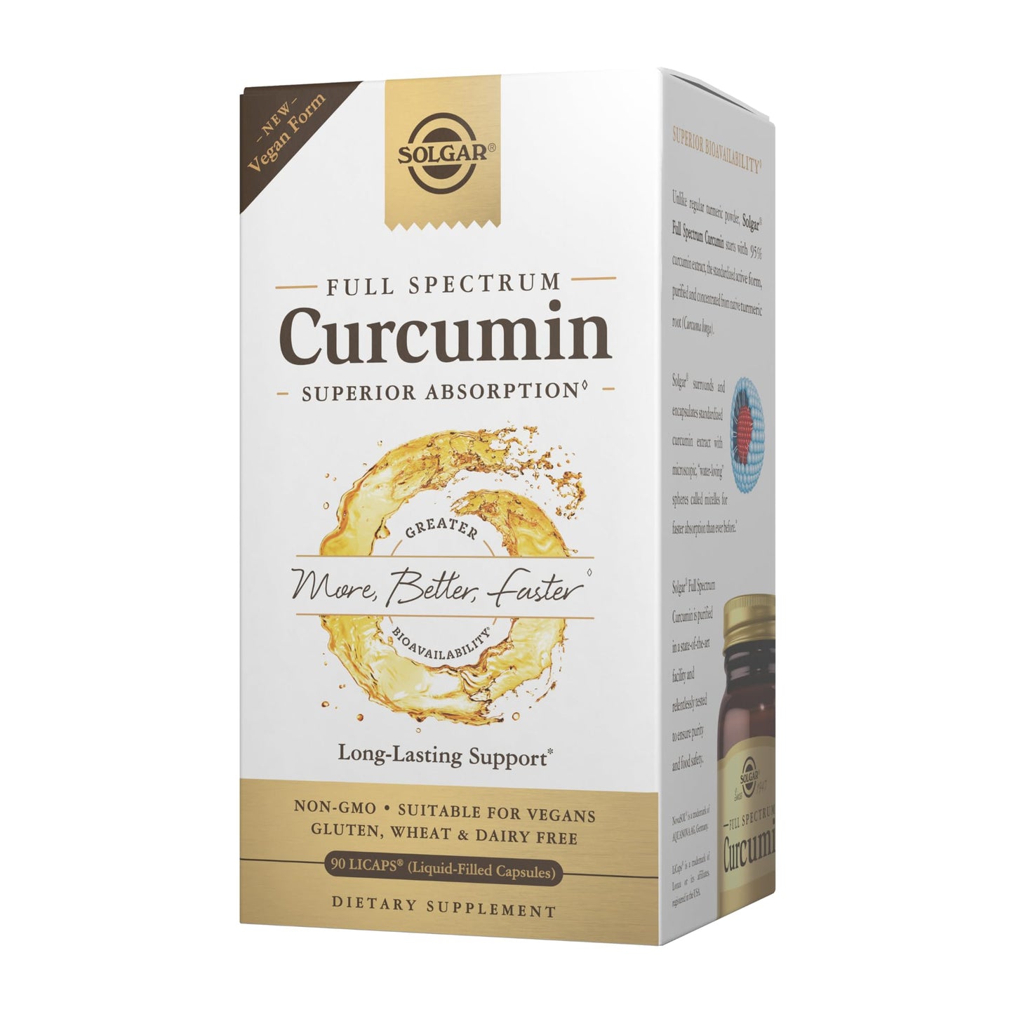 Solgar Full Spectrum Curcumin Softgels 90 Count