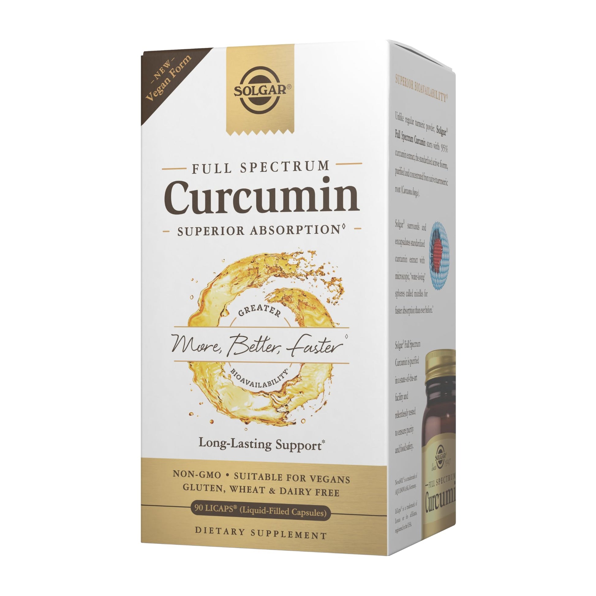 Solgar Full Spectrum Curcumin Softgels 90 Count