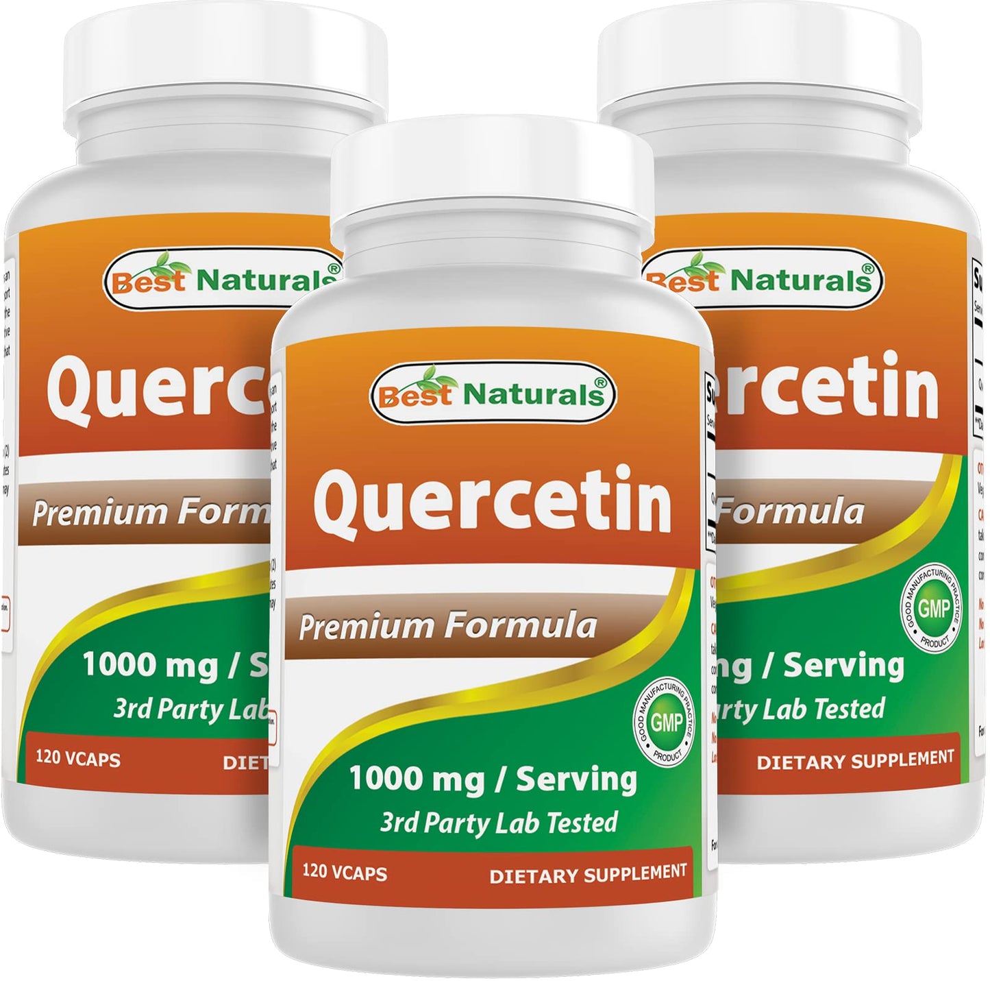 Best Naturals Quercetin 1000 mg Veggie Capsules, 360 Capsules