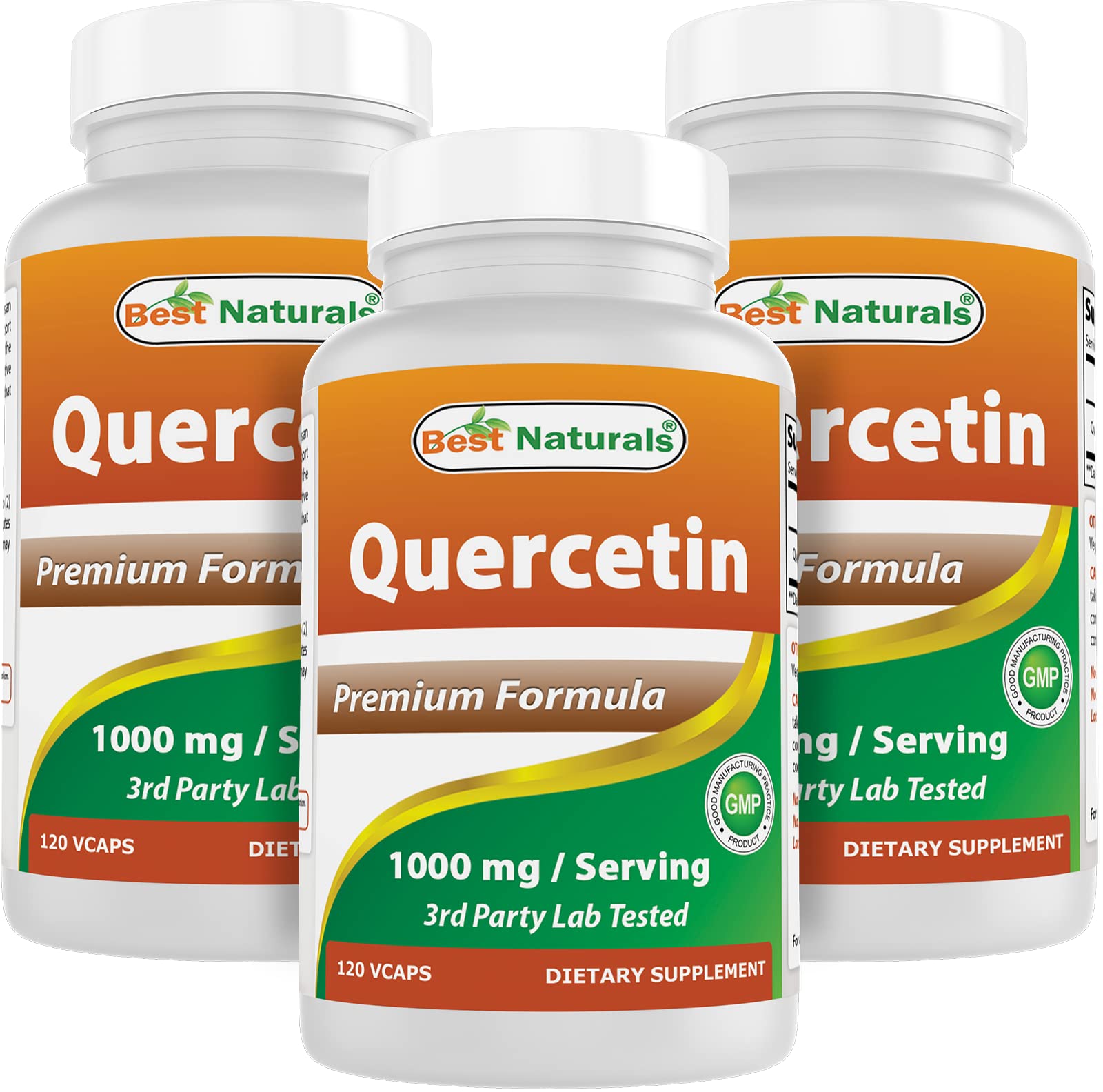 Best Naturals Quercetin 1000 mg Veggie Capsules, 360 Capsules