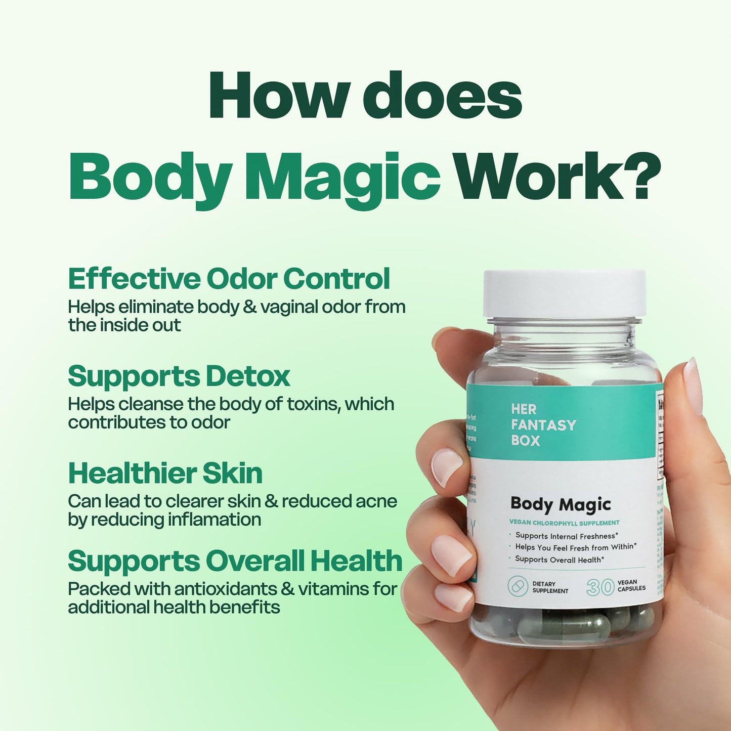 Her Fantasy Box Body Magic Chlorophyll Capsule 30 Count
