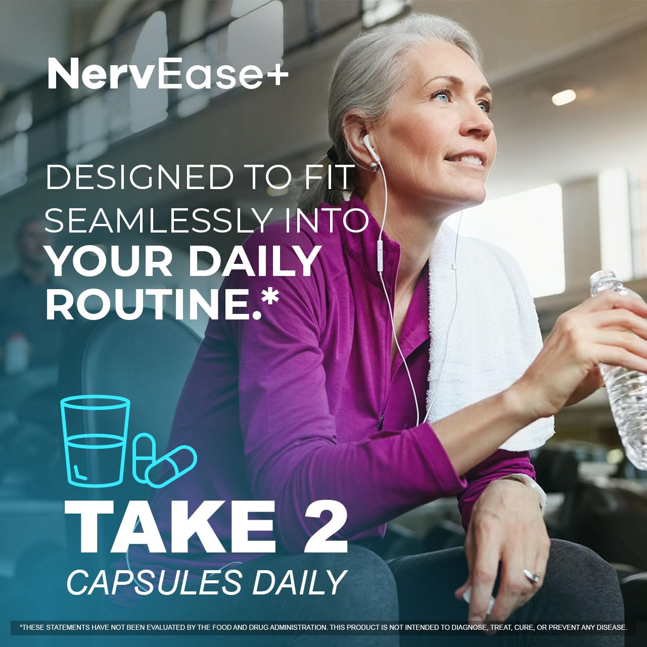 OVICIA NervEase Support Capsules, 120 Capsules