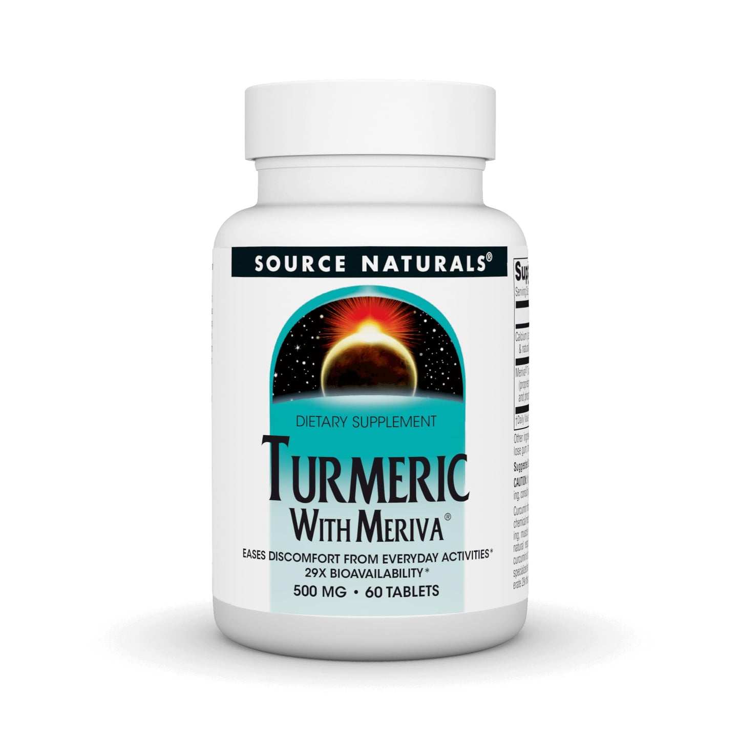 Source Naturals Turmeric with Meriva 500mg Tablet, 60 Tablets