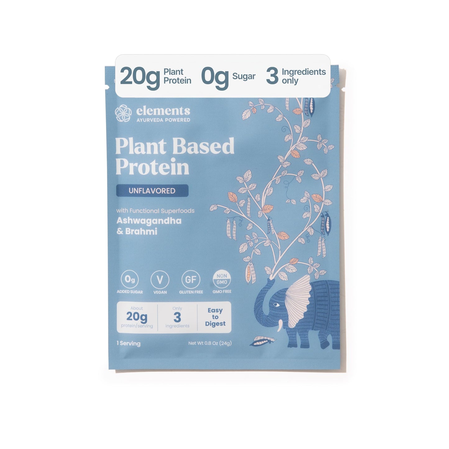 Elements Truffles Plant Based Protein Powder Pack of 5