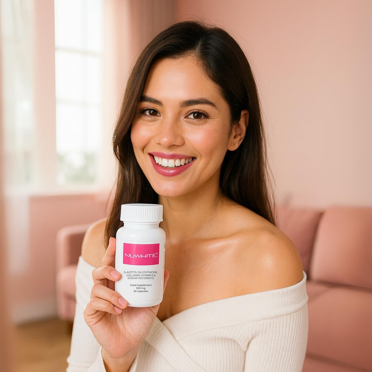 Nuwhite S-Acetyl Glutathione Capsule 90