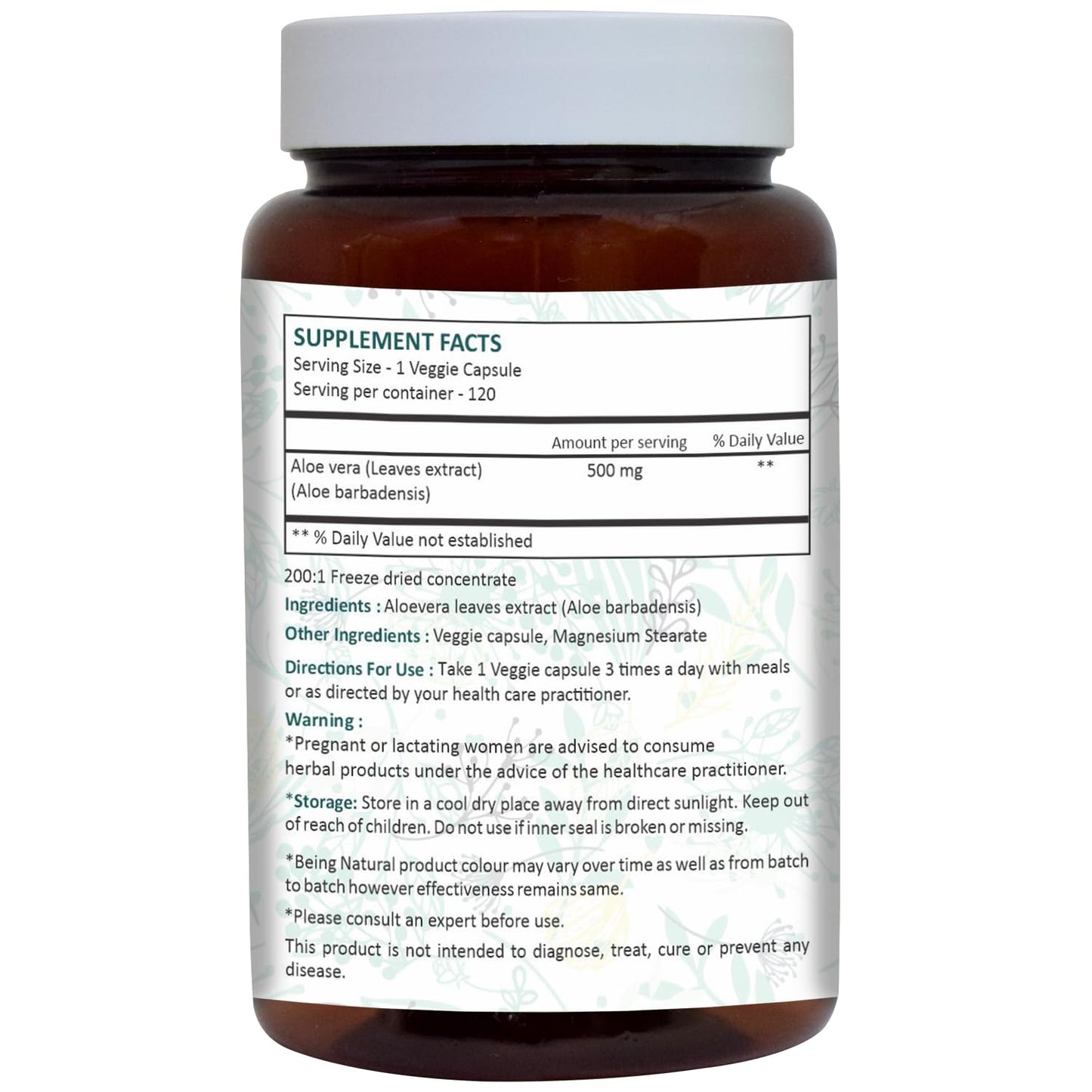AYURFOREST Aloe Vera Capsules 120