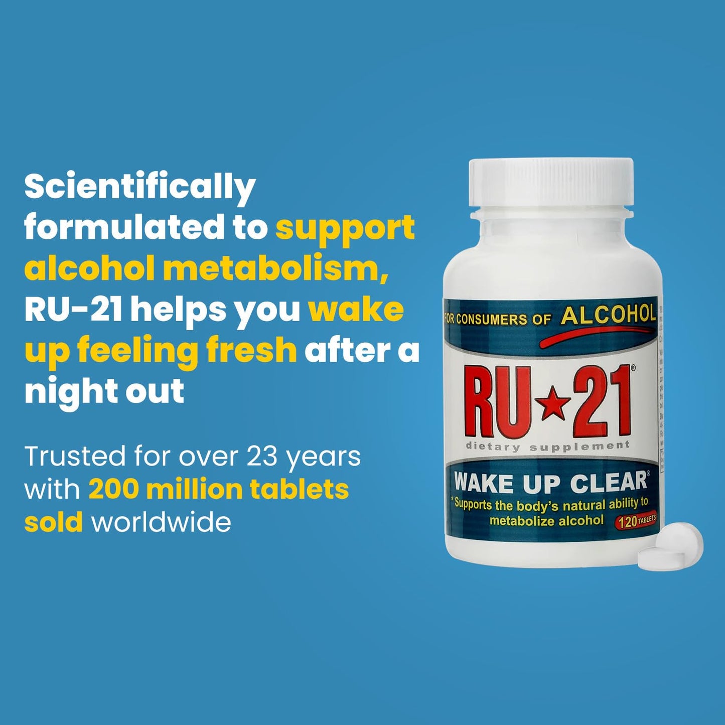RU-21 The supplement for when you want to drink & work the next day Tablet 120