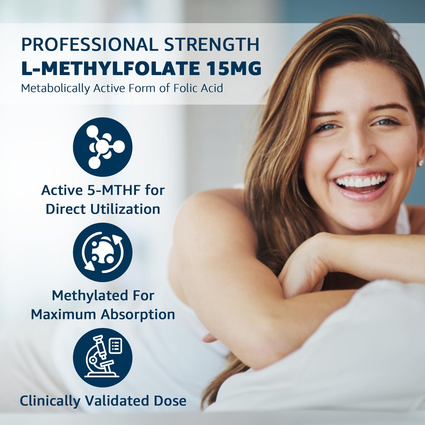 Nextdia Butyrate with Probiotic + Prebiotic + Postbiotic, L-MethylFolate 15mg Gummies, 180 Gummies