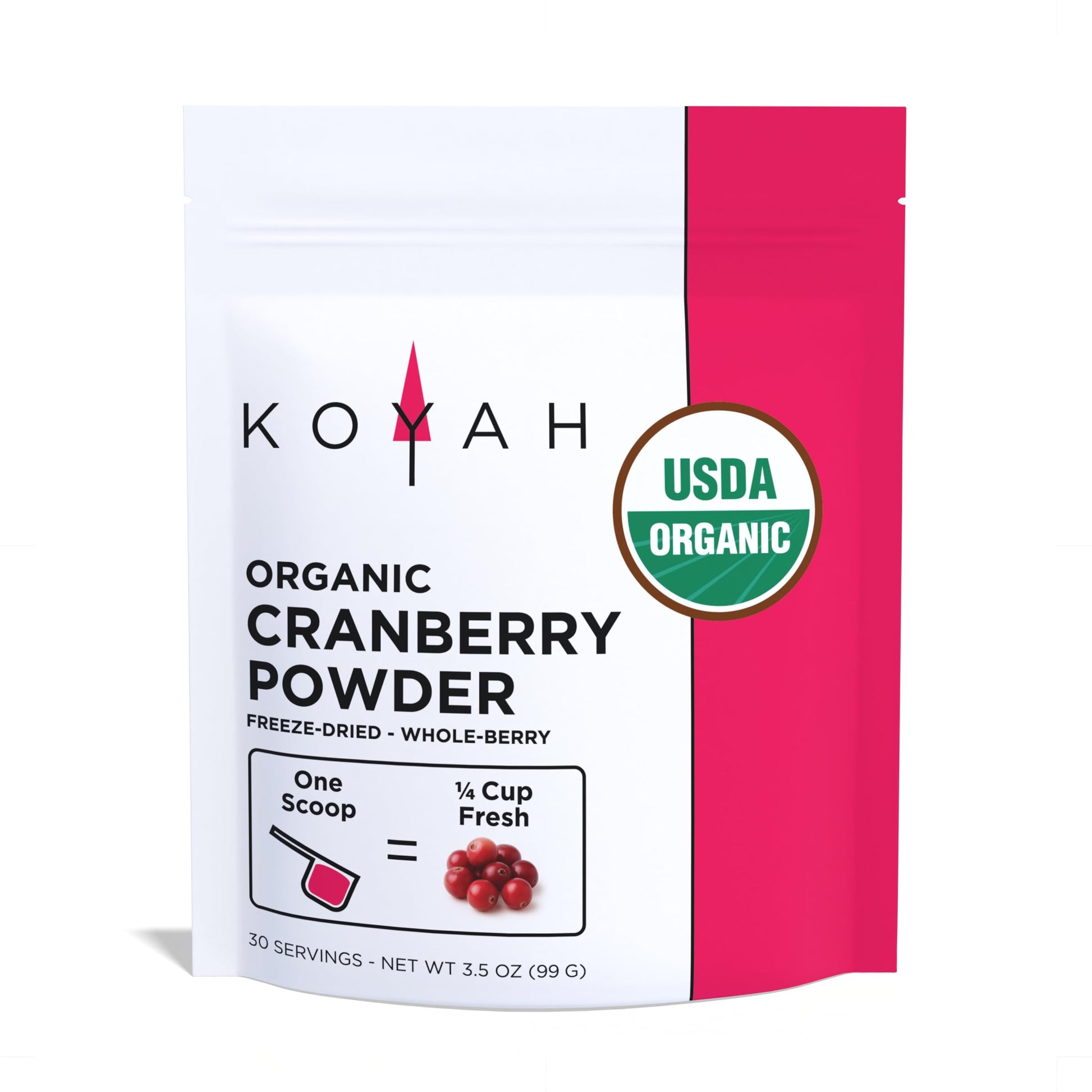 KOYAH Organic Cranberry Powder 3.5 oz