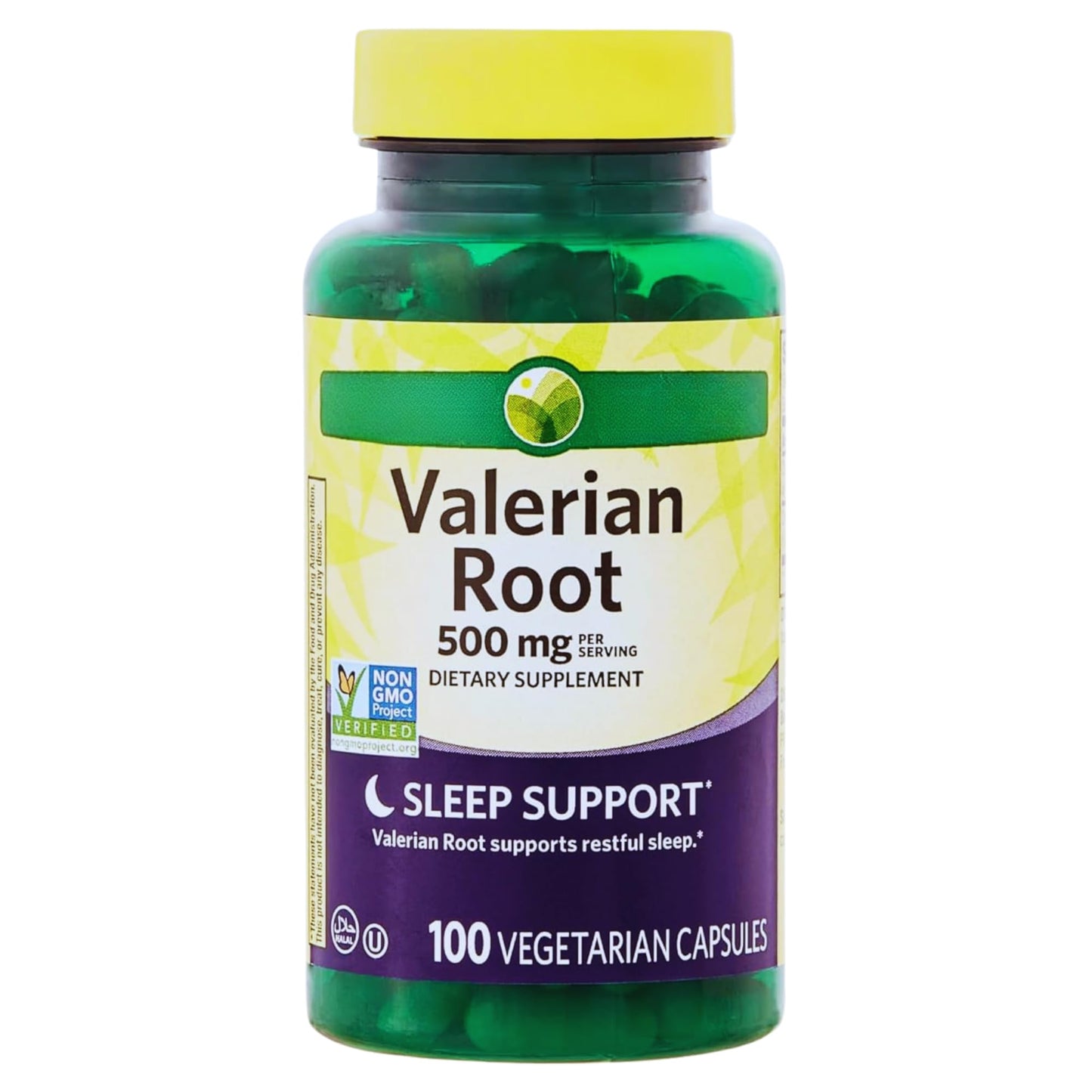 KP+ Valerian Root 500 mg Capsules, 100 Count