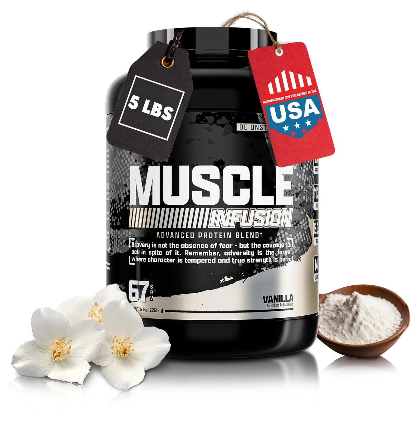 Nutrex Research Vanilla Whey Protein Powder, 80