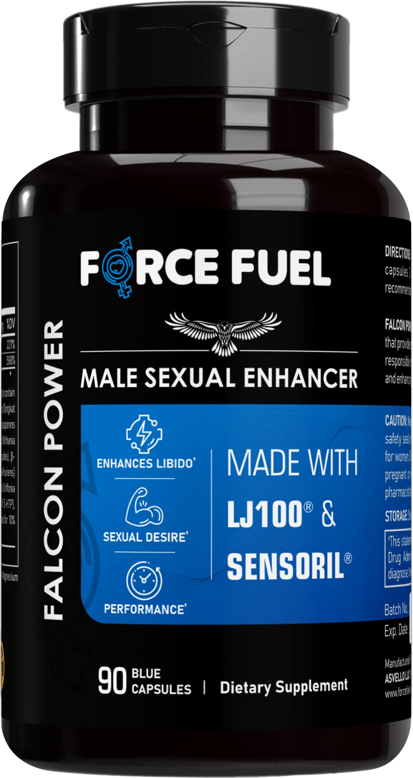 FORCE FUEL Sex Pills for Men Capsule 90 Count