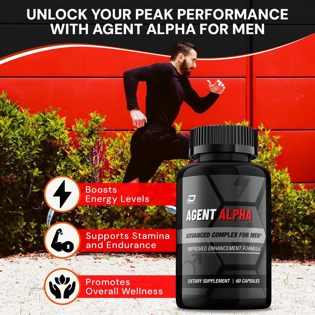 Indelo Agent Alpha for Men Capsules 120 Capsules