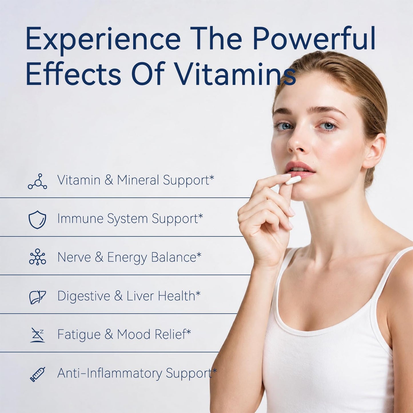 XKQ Multivitamins & Mineral Capsules Once Daily, 80 Capsules
