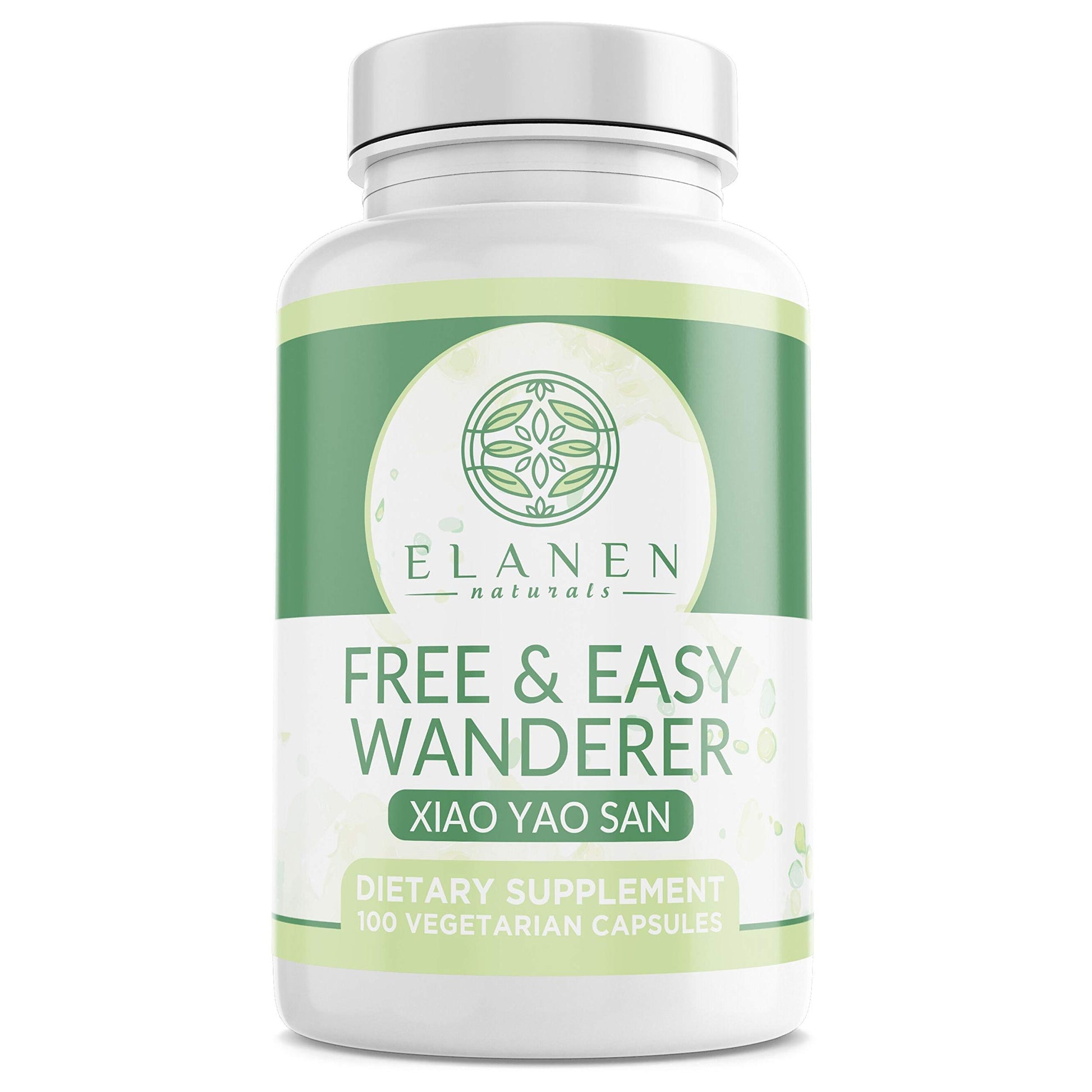 Elanen Naturals Xiao Yao San Free and Easy Wanderer Xiao Yao Wan Xiao Yao Pian Capsules 100 Count
