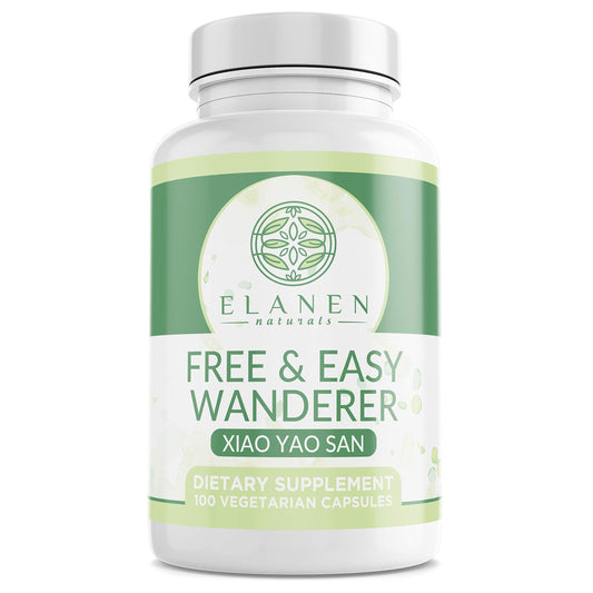Elanen Naturals Xiao Yao San Free and Easy Wanderer Xiao Yao Wan Xiao Yao Pian Capsules 100 Count