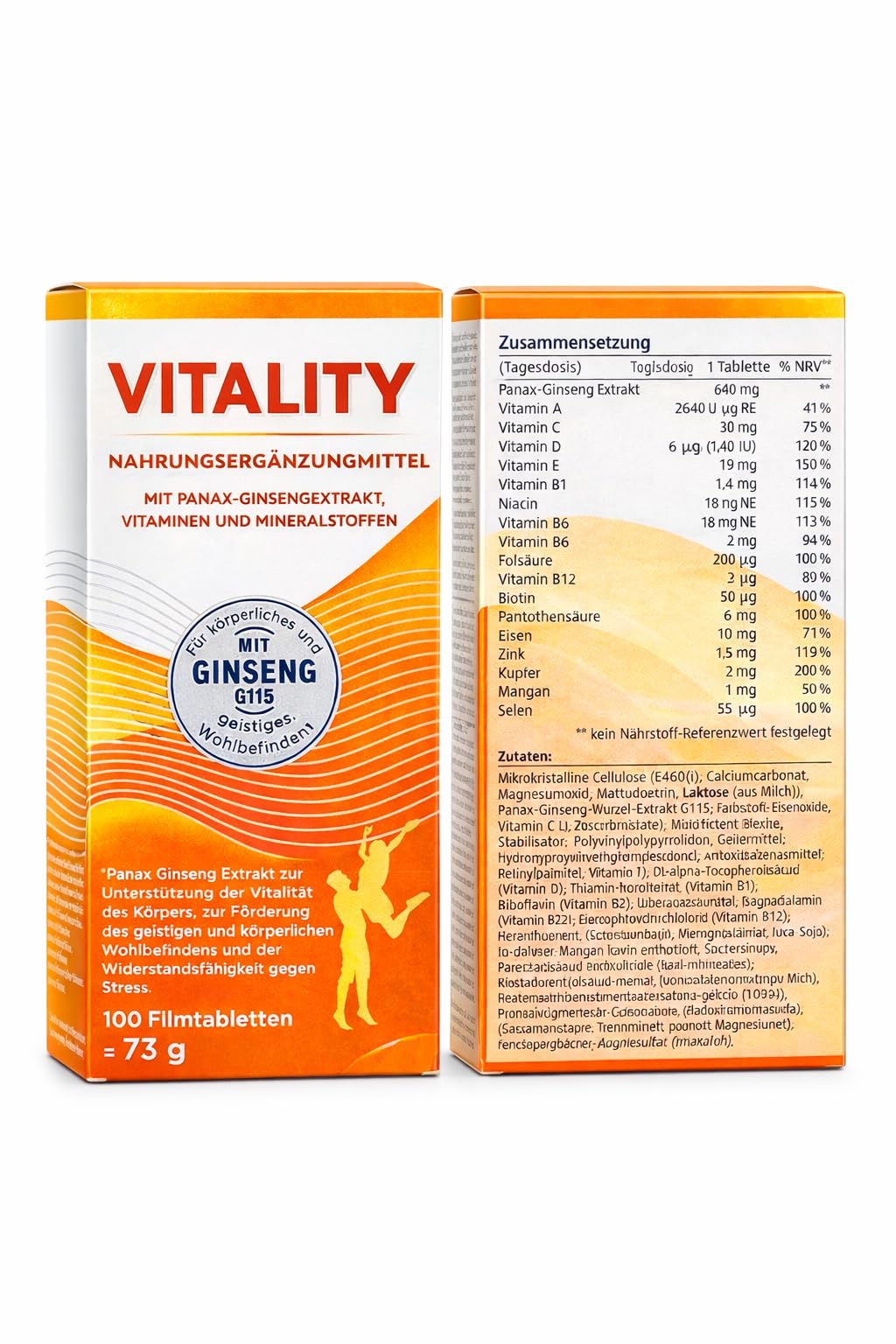 Generic Advance Multiviatamin and Mineral with Ginseng Extract G115 Tablet, 100 Count