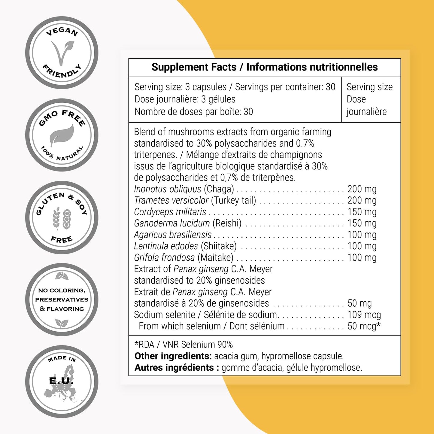 Supersmart Organic MycoComplex Capsules 90