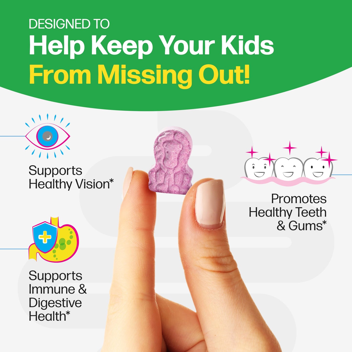 Culturelle Kids Complete Chewable Multivitamin + Probiotic for Kids, Ages 3+, 50 Count