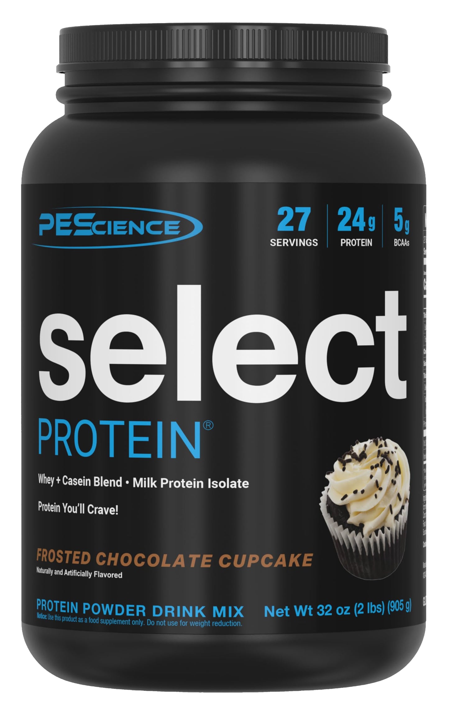 PEScience Select Protein Powder Frosted Chocolate Cupcake 32 Servings