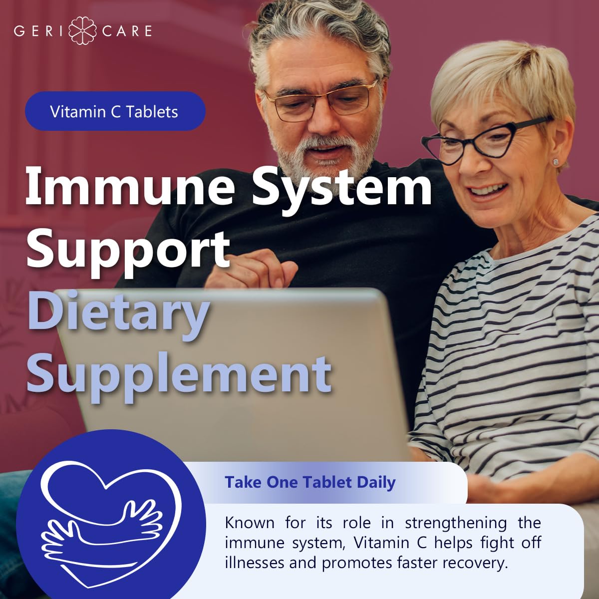 GeriCare Vitamin C 250mg Tablet, 100 Count