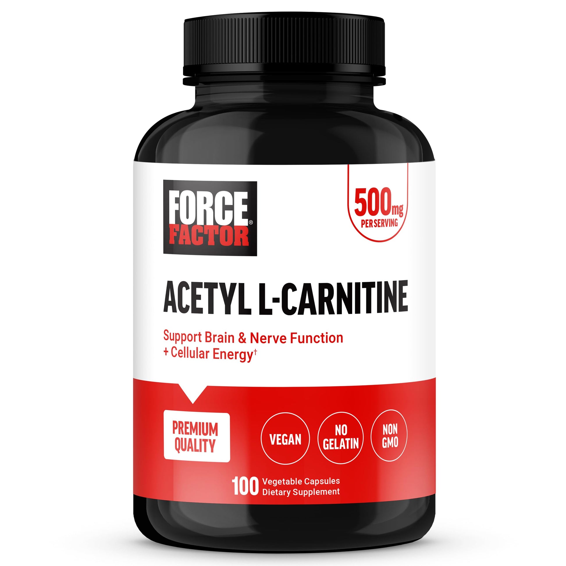 Force Factor Acetyl L-Carnitine 100 Capsules
