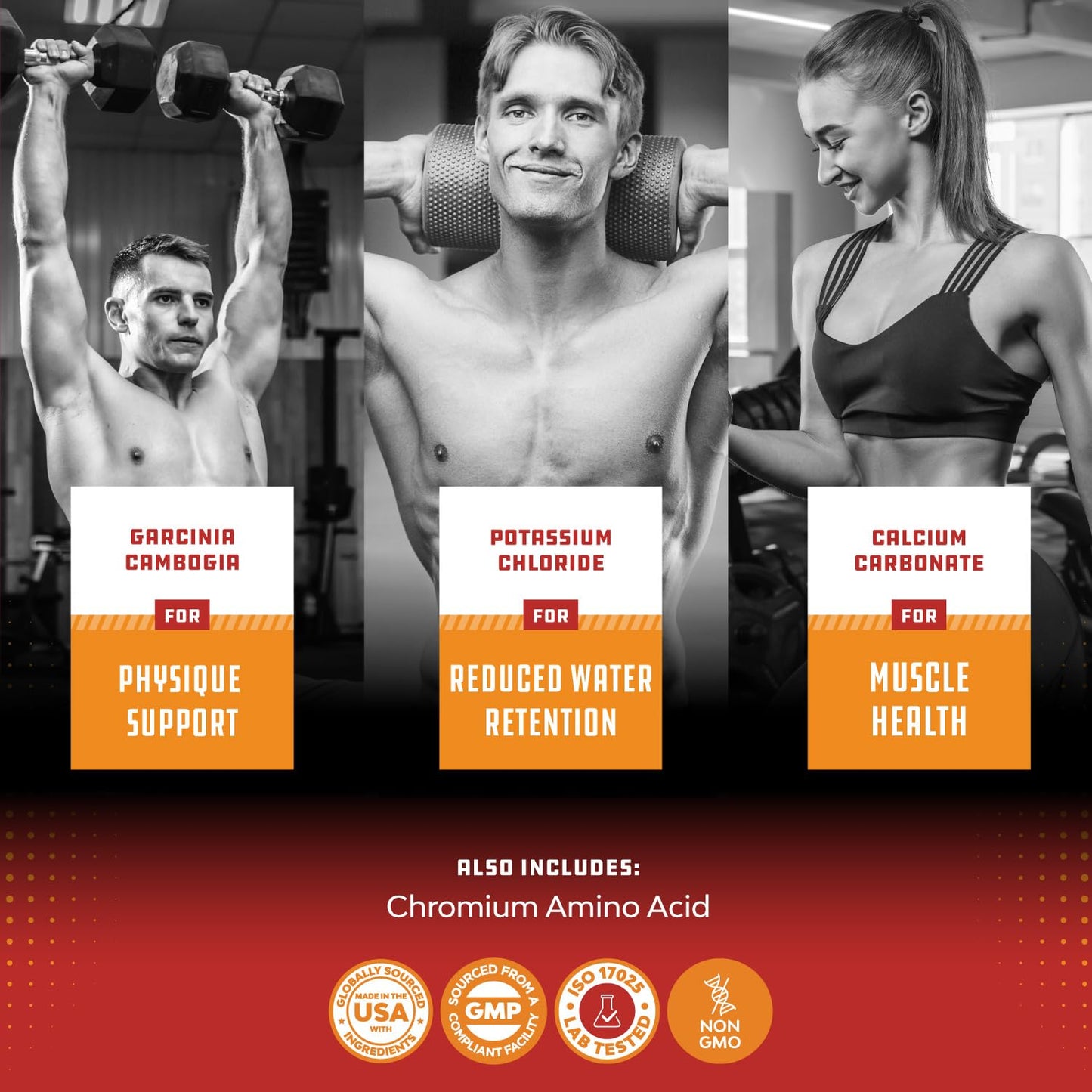 Natures Craft Garcinia Cambogia Extract Capsules with 60% HCA, Non-Stimulant Weight Support Supplement with Hydroxycitric Acid & Chromium for Balance, Energy & Metabolism Support, 60 Count