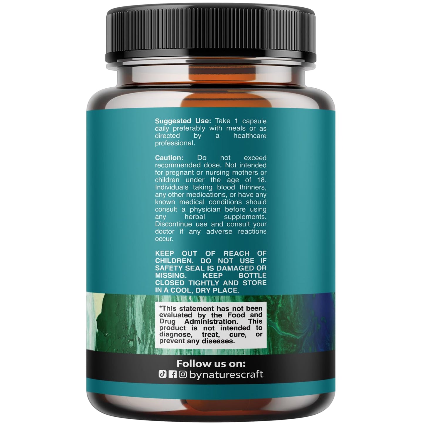 Natures Craft Eye Pressure Support with Bilberry Extract - Vegan Eye Health Supplement for Adults For Ocular Pressure Relief with Saffron Ginkgo Niacin and More Vitamins Vision Support Capsules 90