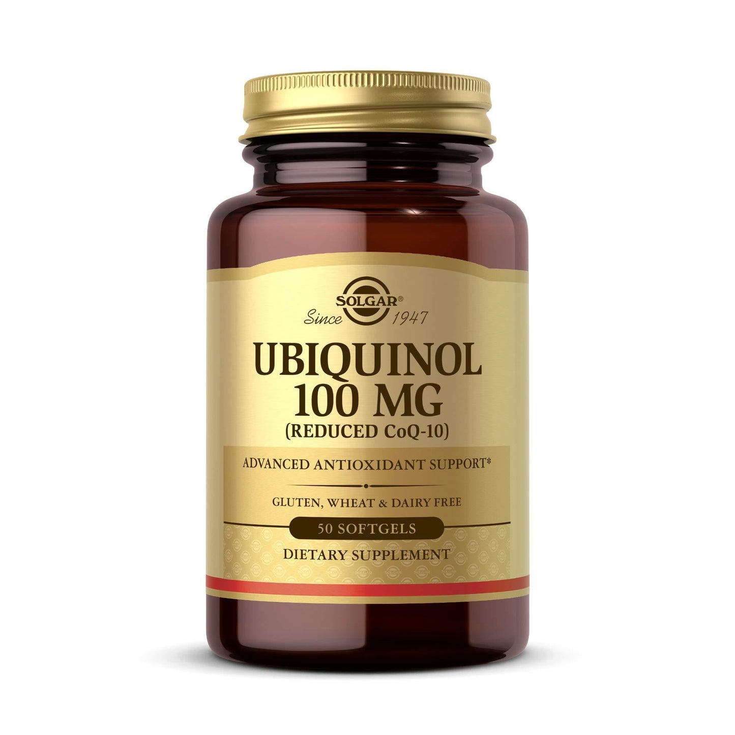 Solgar Ubiquinol 100 mg Softgels, 50 Count