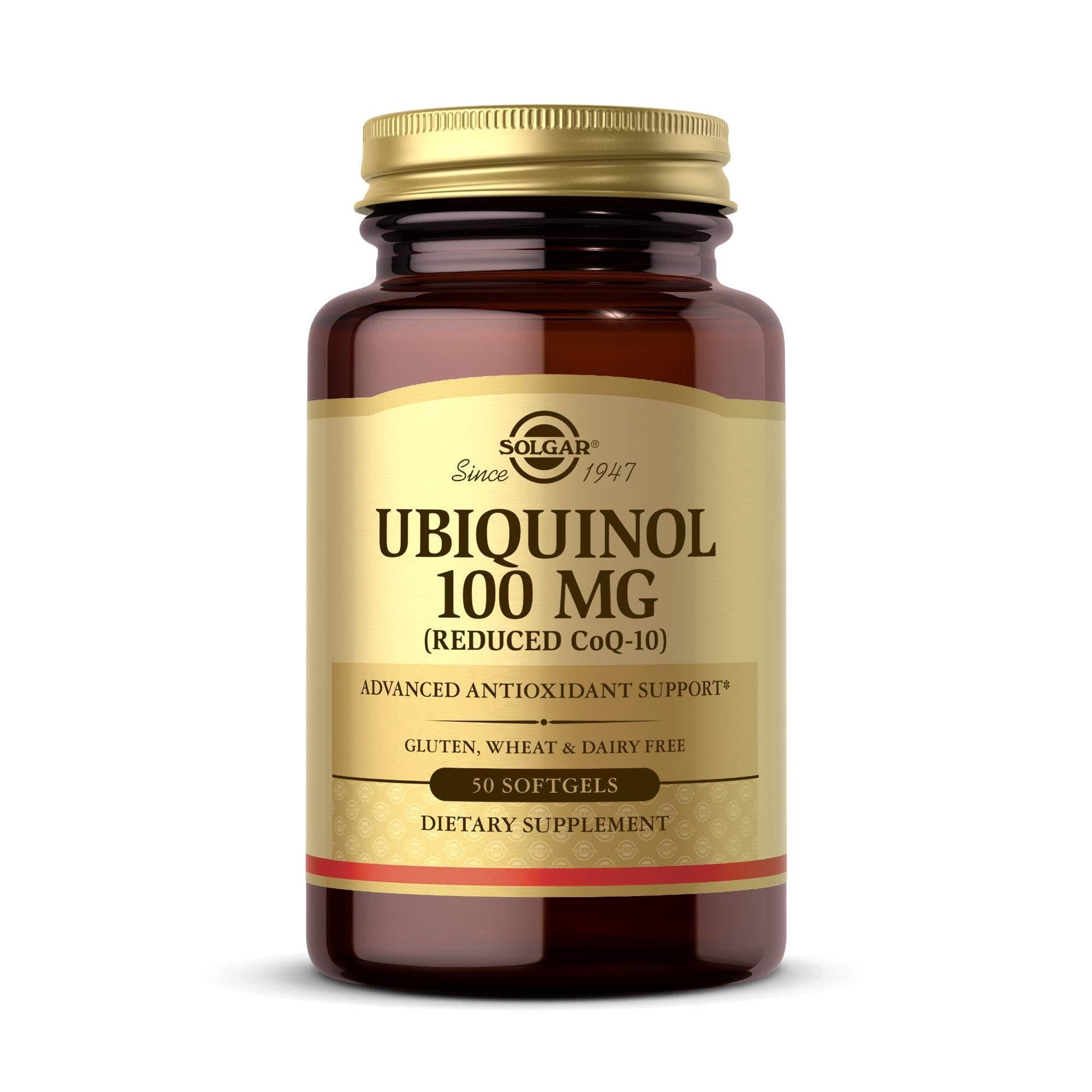 Solgar Ubiquinol 100 mg Softgels, 50 Count