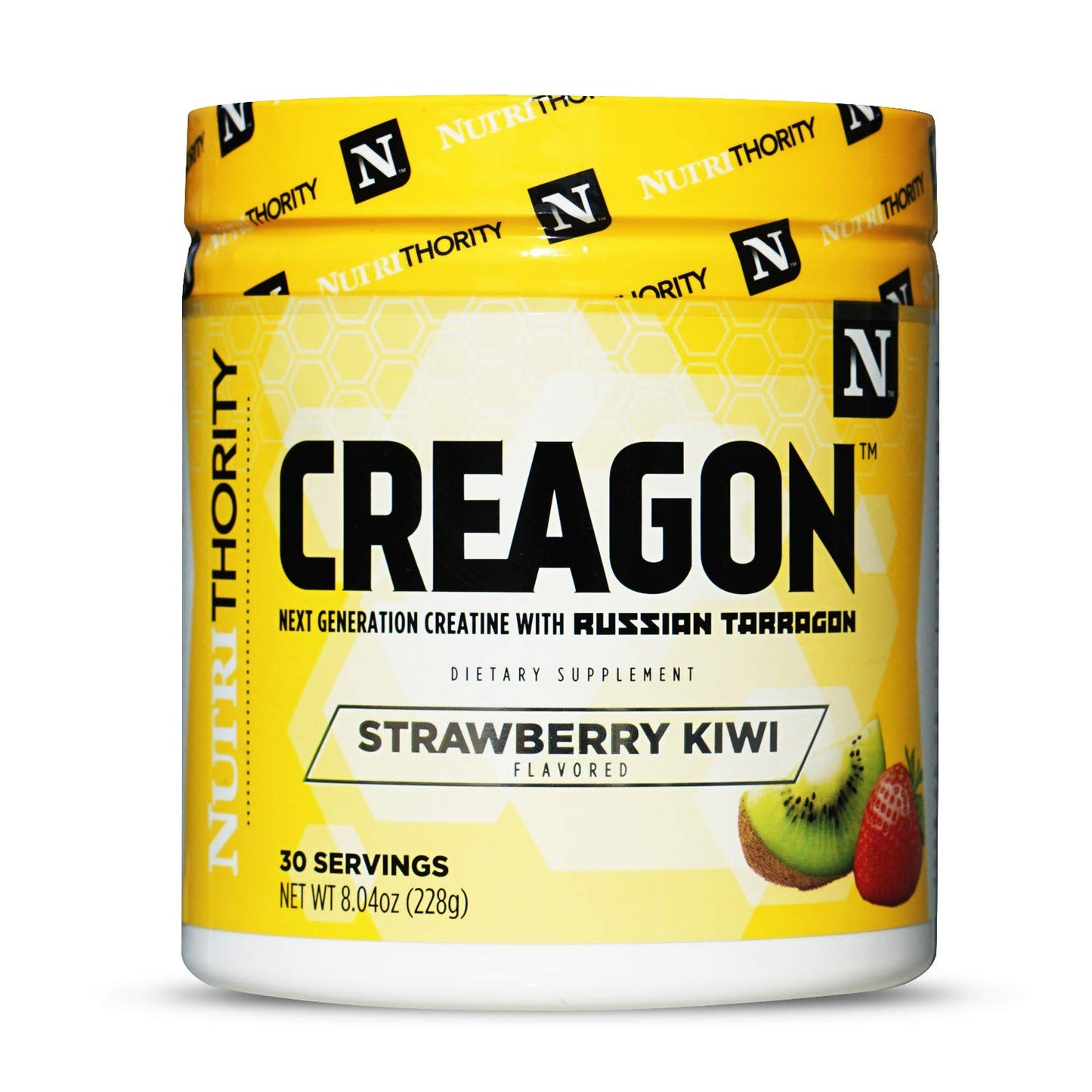Nutrithority Creagon Next Generation Creatine Strawberry Kiwi Powder 19 Servings