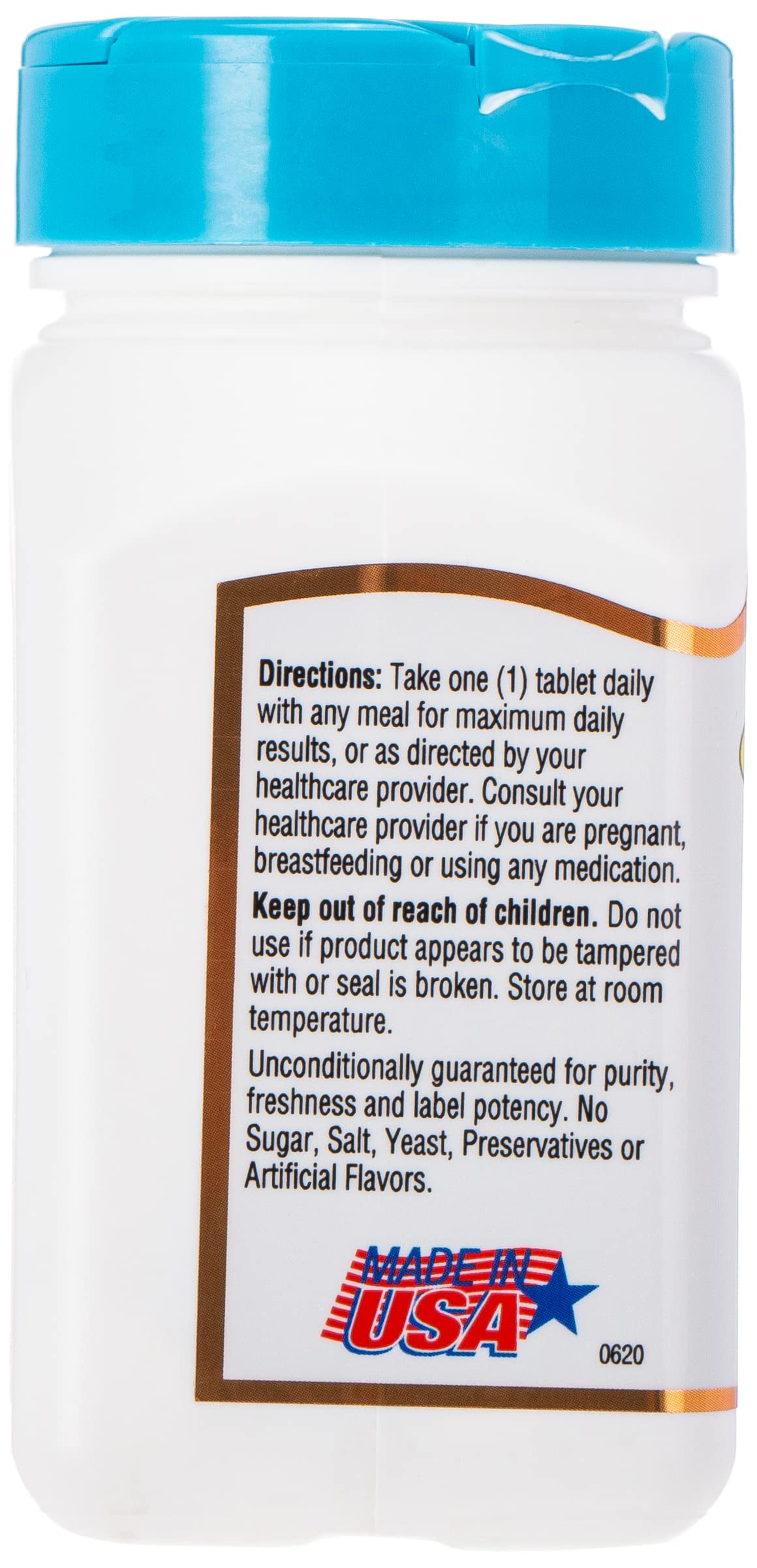 21st Century Zinc 50mg Chelated Tablets, High Potency Immune, 110 Tablets