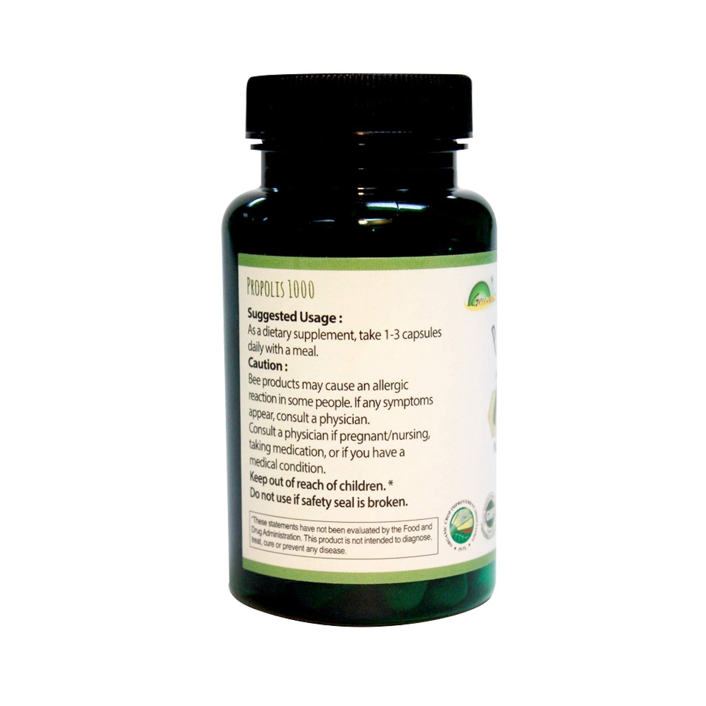 Greenbow Organic Propolis 1000mg Capsule, 60 Capsules