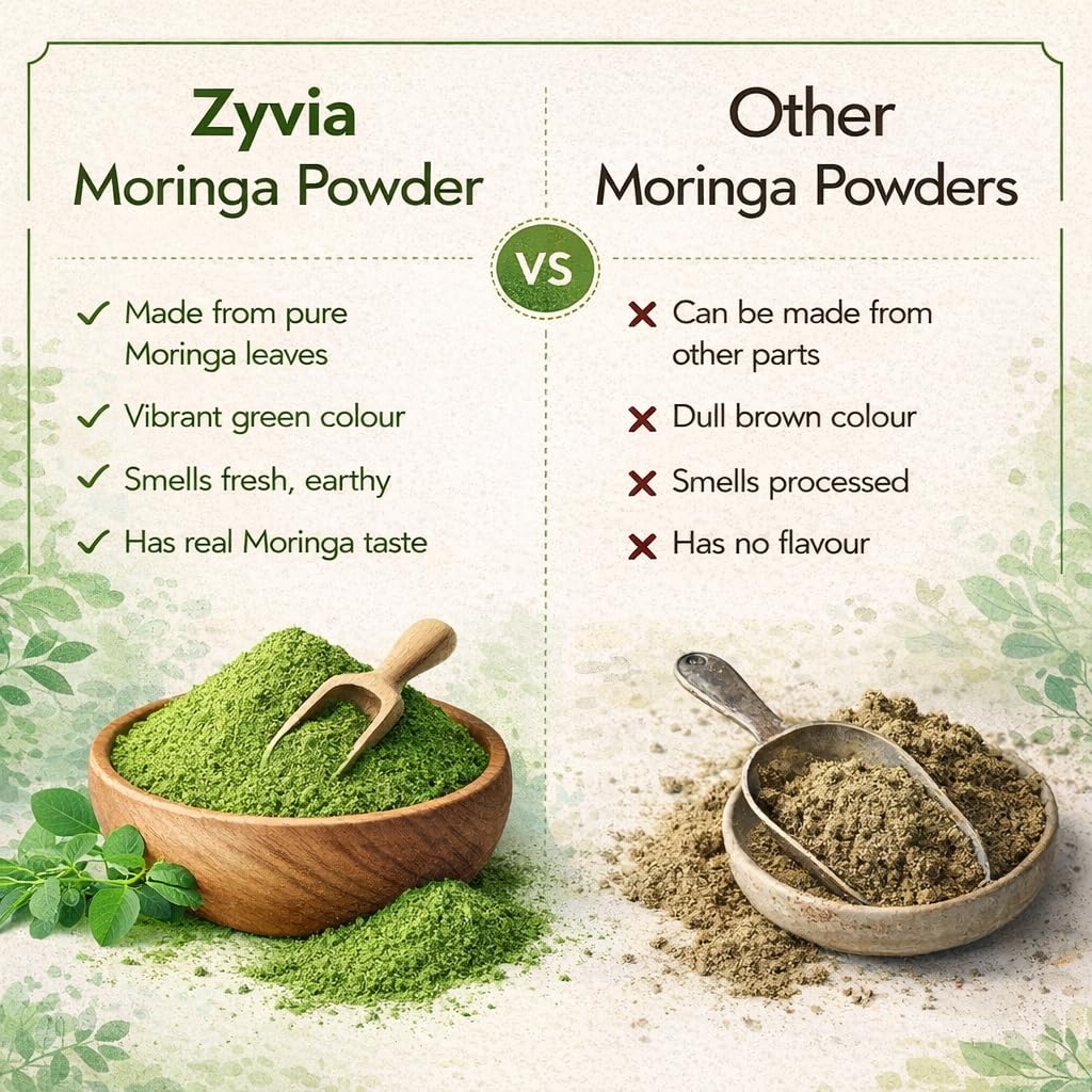 ZYVIA Moringa Powder 7 Ounce