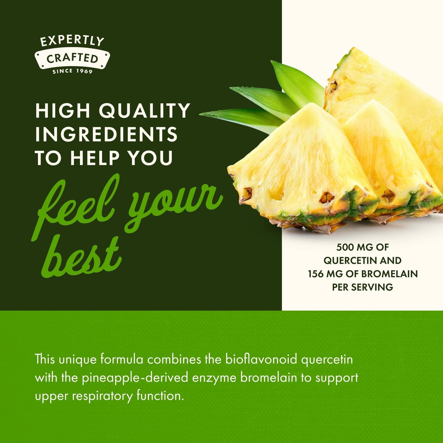 Swanson Quercetin & Bromelain 200 Capsules