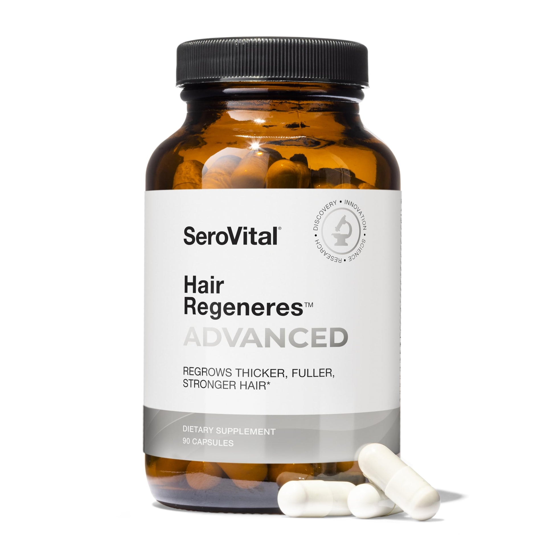 Serovital Hair Regeneres Advanced Hair Growth Supplement Capsules, 90 Capsules