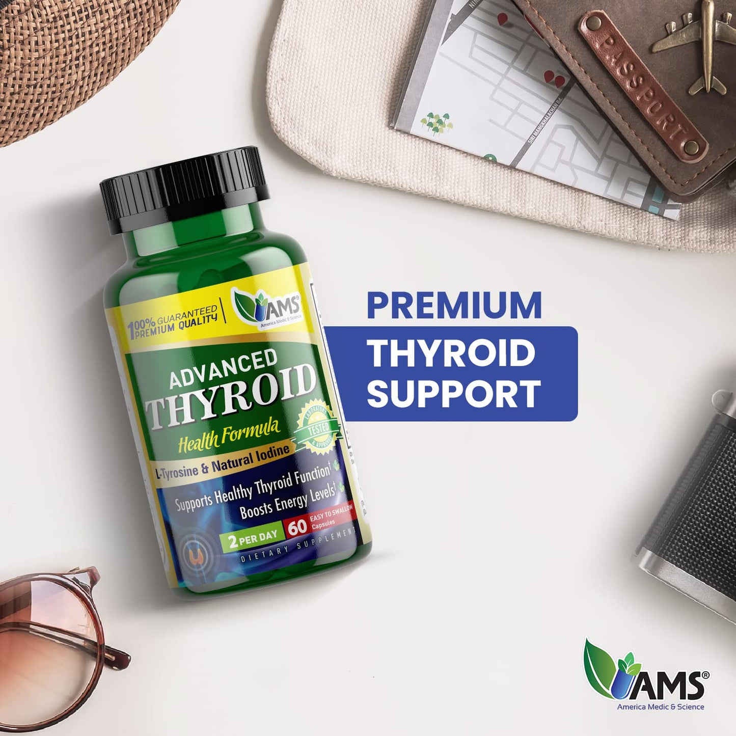 America Medic & Science Advanced Thyroid Capsule, 60 Capsules