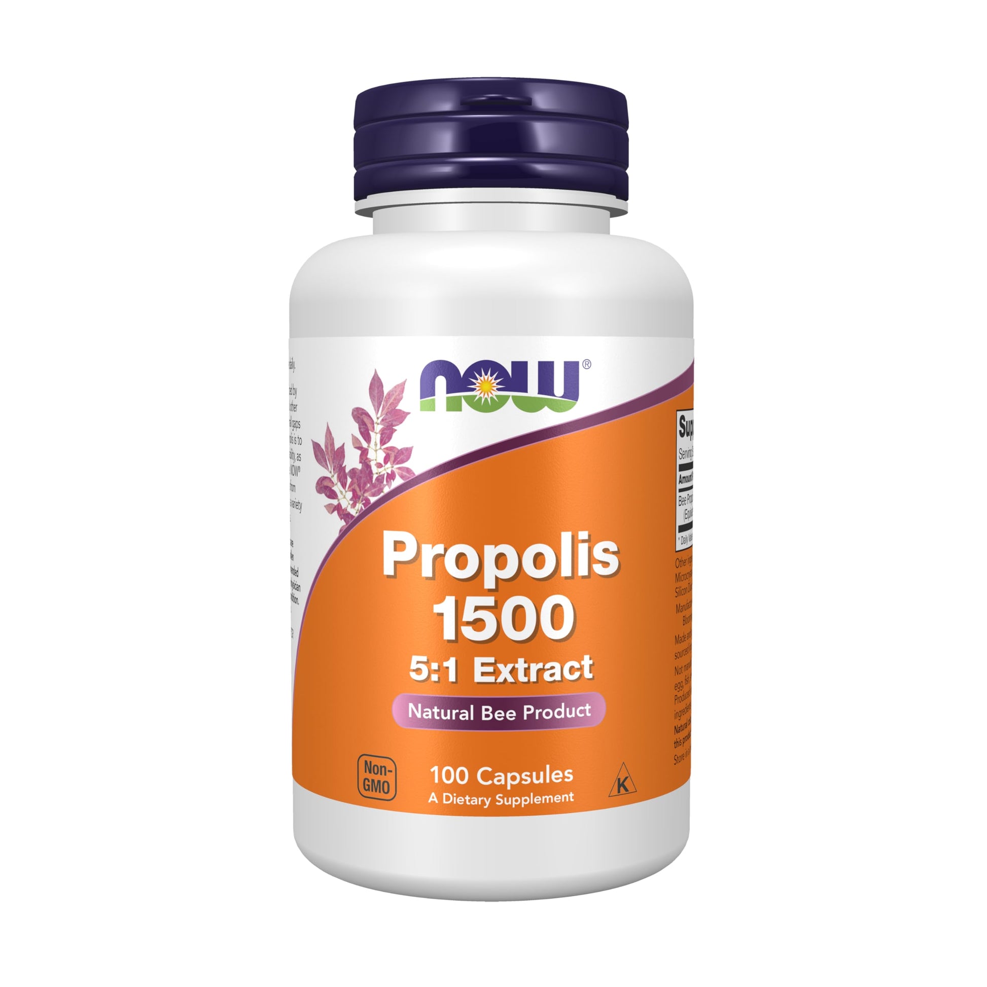 NOW Foods Propolis 1500 mg Capsules, 300 Count (Pack of 3)