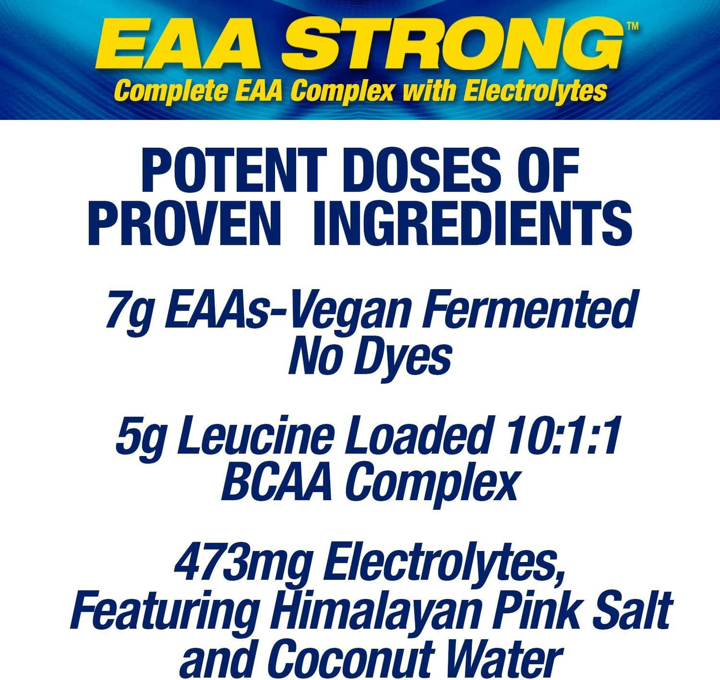 Maximum Human Performance Mhp Eaa Strong Powder 19.2 oz Blue Raspberry